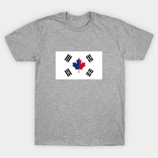 South Korea / Canada Flag Mashup T-Shirt